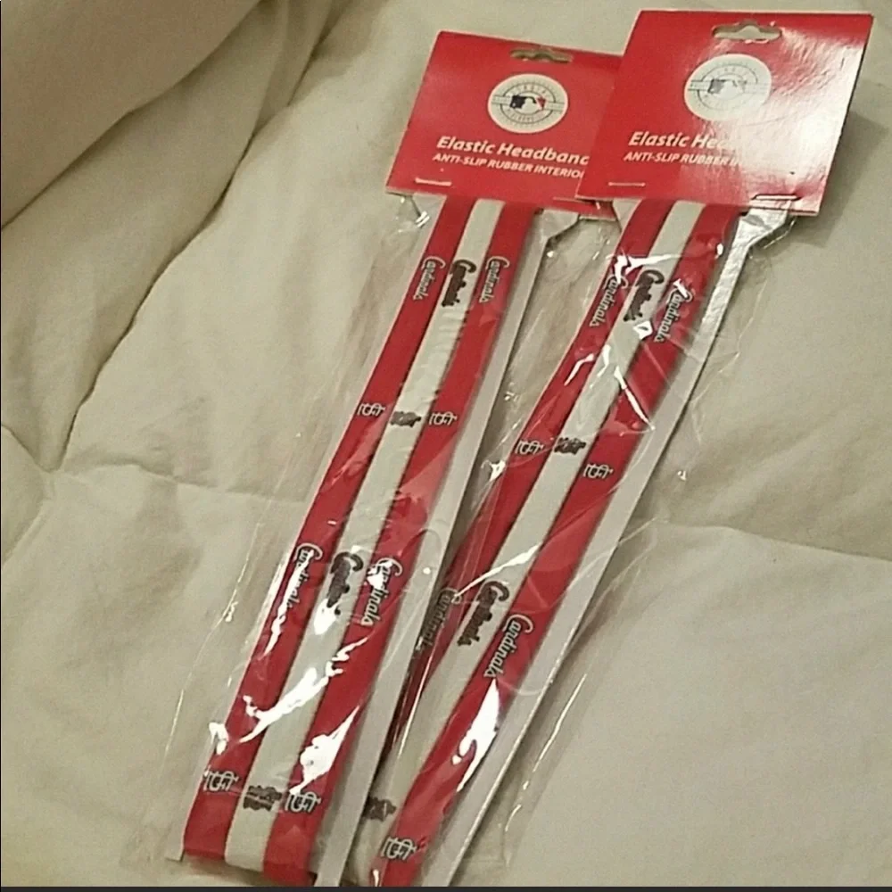 3/$15 6 St Louis Cardinals Headbands